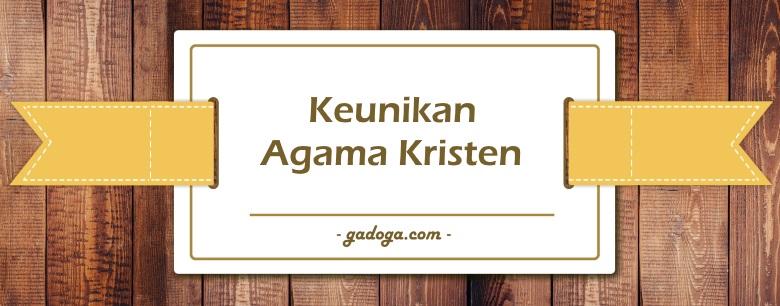 apa bedanya agama kristen dengan yang lain semua sama