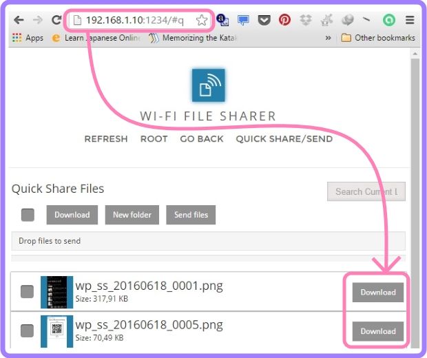 cara berbagi file transfer ke komputer lewat wifi windows file lagu foto video