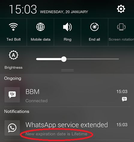 cara perpanjang whatsaapp seumur hidup