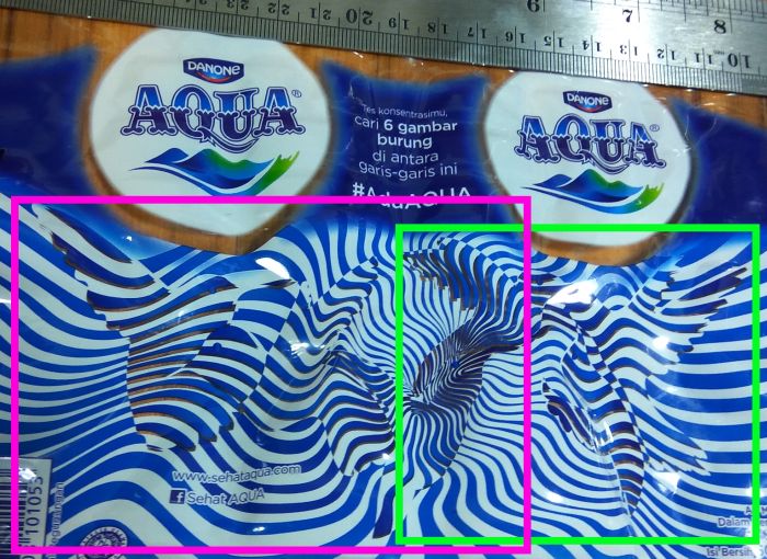 cari 6 gambar burung diantara garis-garis ini