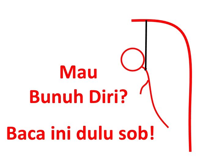 putus asa mau bunuh diri