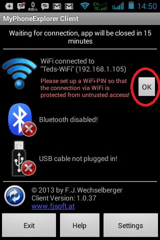 sync files between android & pc