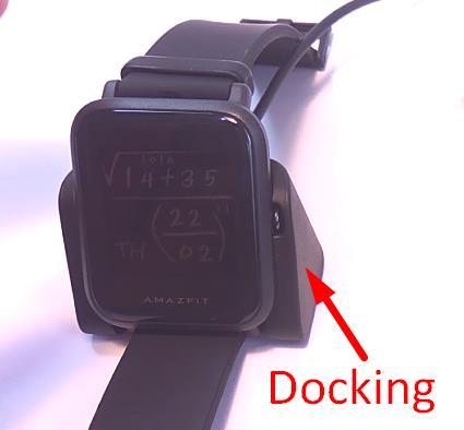 cara nge cas amazfit bip docking