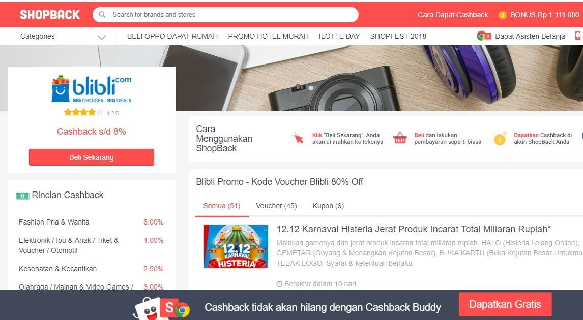 diskon belanja blibli shopback voucher discount